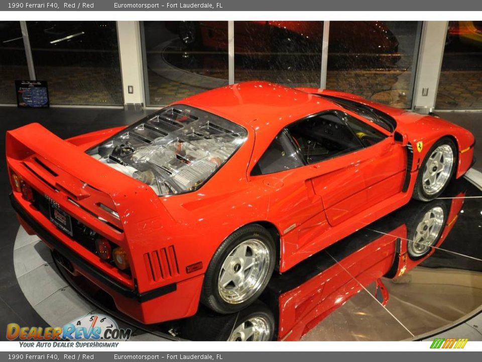 1990 Ferrari F40 Red / Red Photo #32