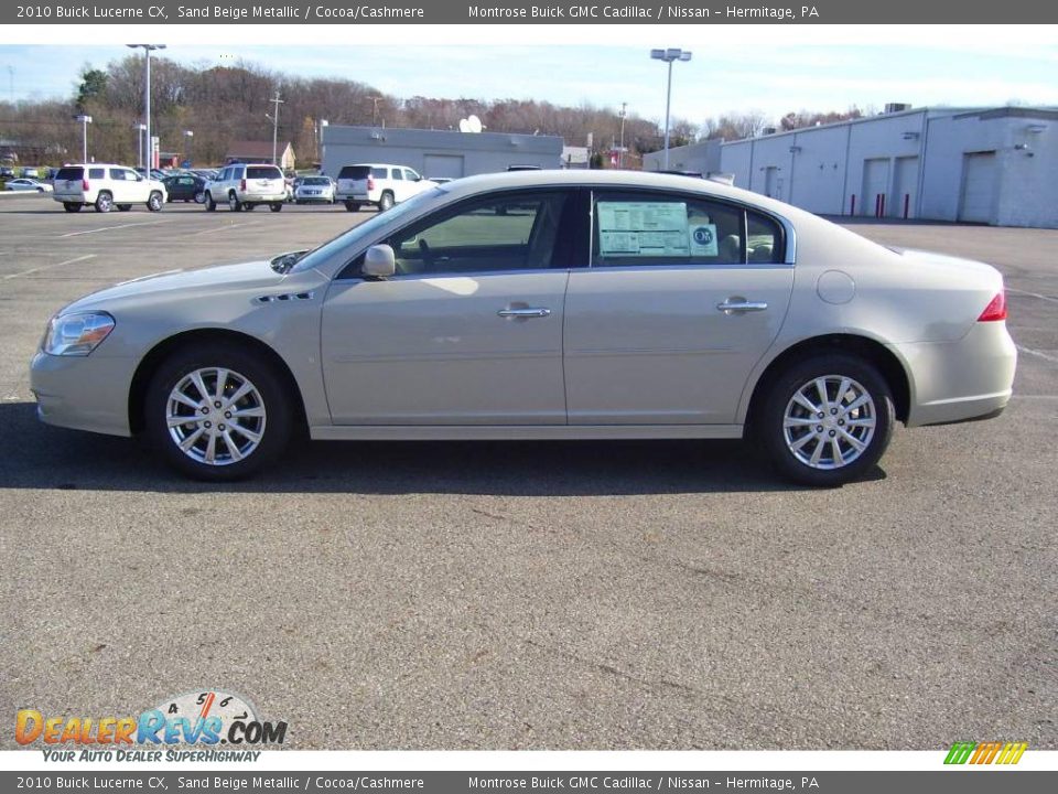 2010 Buick Lucerne CX Sand Beige Metallic / Cocoa/Cashmere Photo #3