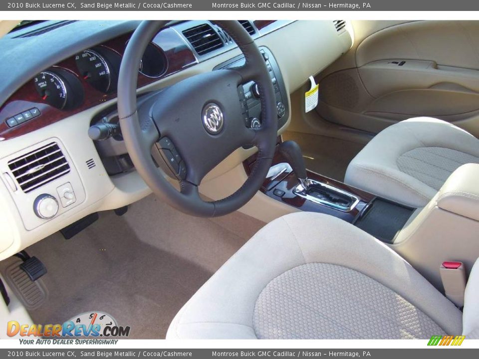 2010 Buick Lucerne CX Sand Beige Metallic / Cocoa/Cashmere Photo #5