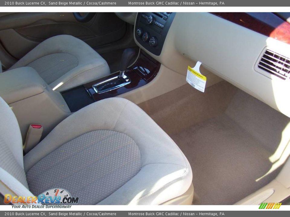 2010 Buick Lucerne CX Sand Beige Metallic / Cocoa/Cashmere Photo #6