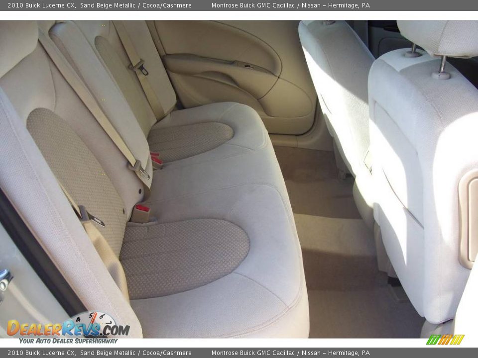 2010 Buick Lucerne CX Sand Beige Metallic / Cocoa/Cashmere Photo #7