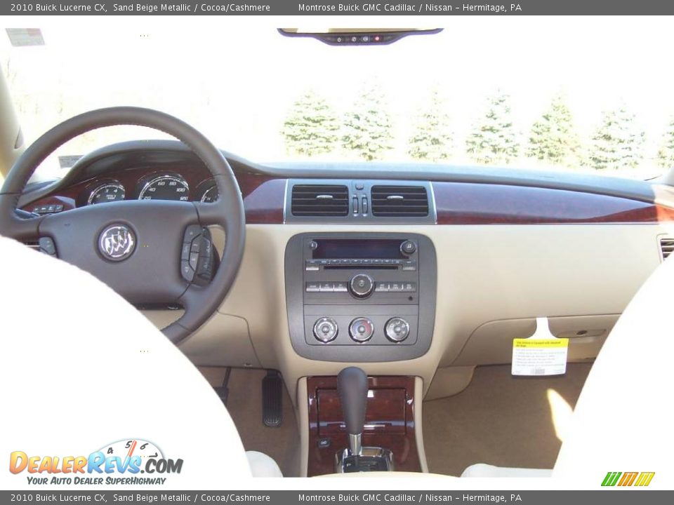 2010 Buick Lucerne CX Sand Beige Metallic / Cocoa/Cashmere Photo #9