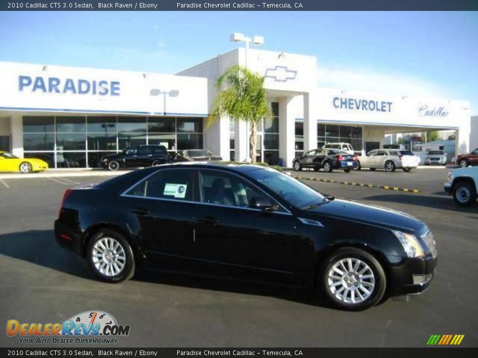 2010 Cadillac CTS 3.0 Sedan Black Raven / Ebony Photo #1
