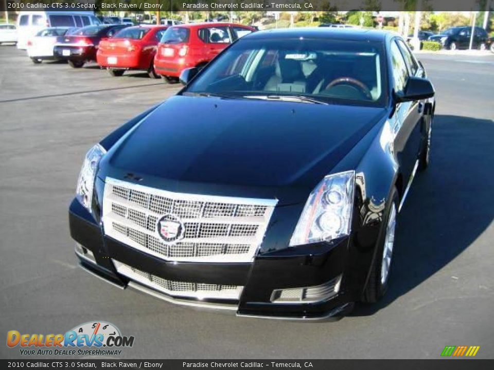 2010 Cadillac CTS 3.0 Sedan Black Raven / Ebony Photo #2