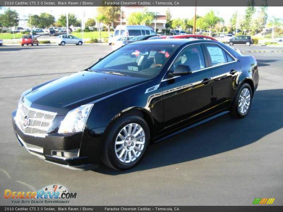 2010 Cadillac CTS 3.0 Sedan Black Raven / Ebony Photo #3