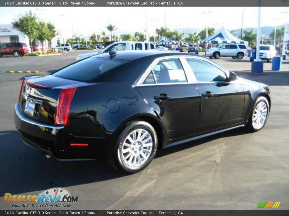 2010 Cadillac CTS 3.0 Sedan Black Raven / Ebony Photo #8