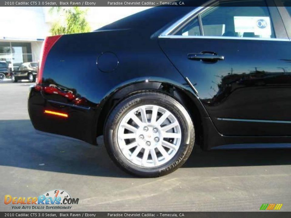 2010 Cadillac CTS 3.0 Sedan Black Raven / Ebony Photo #9