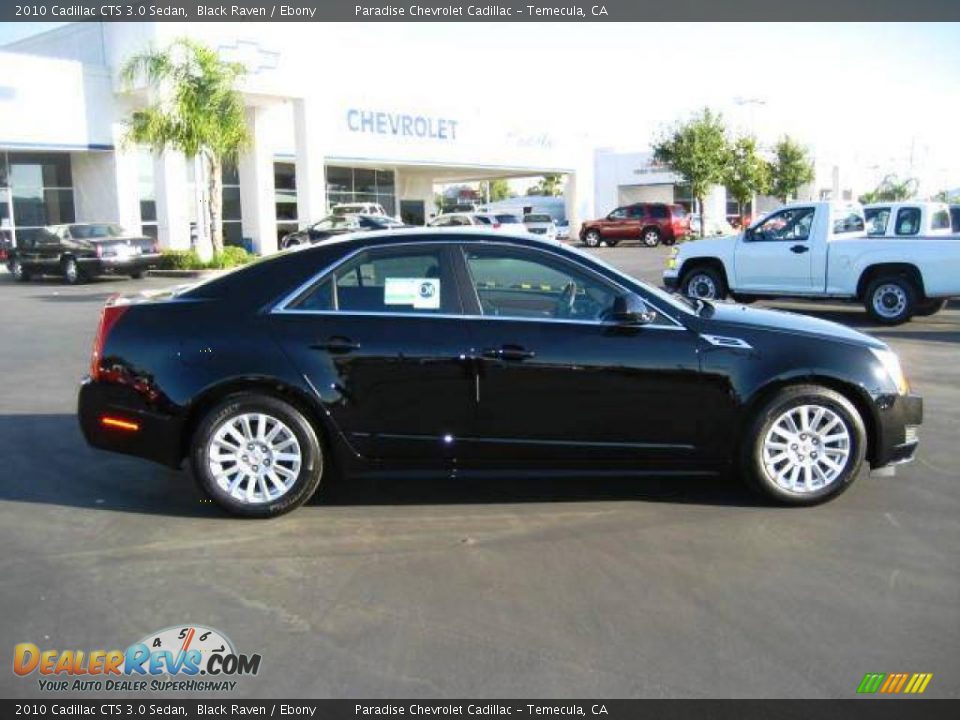 2010 Cadillac CTS 3.0 Sedan Black Raven / Ebony Photo #10