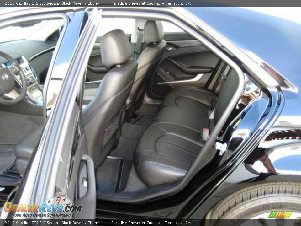 2010 Cadillac CTS 3.0 Sedan Black Raven / Ebony Photo #12