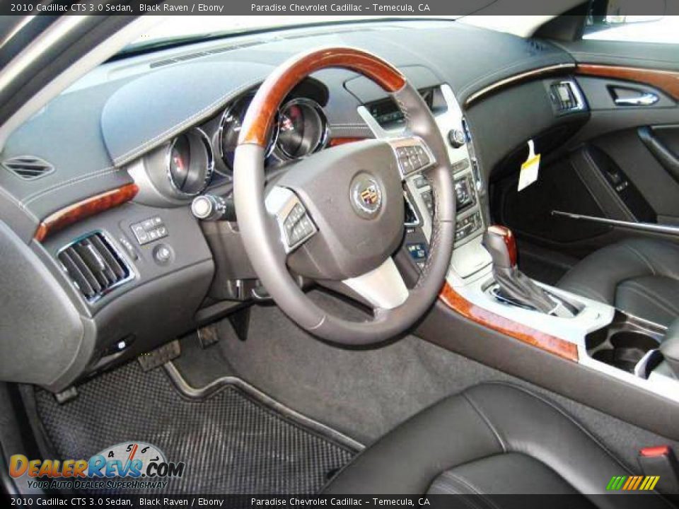 2010 Cadillac CTS 3.0 Sedan Black Raven / Ebony Photo #13