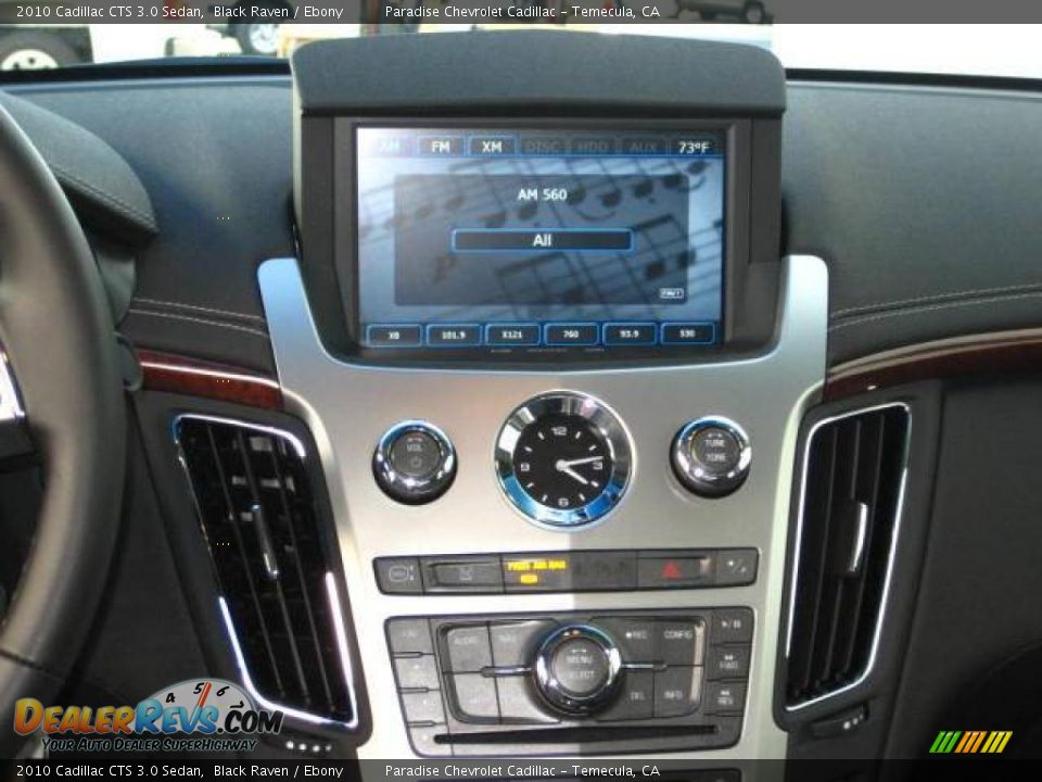 2010 Cadillac CTS 3.0 Sedan Black Raven / Ebony Photo #15