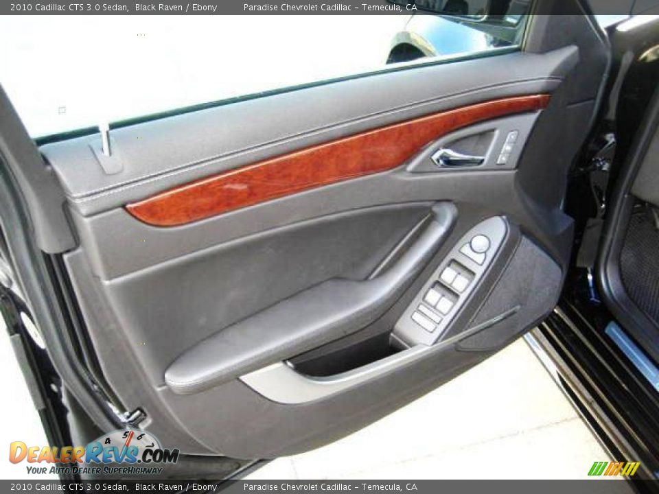 2010 Cadillac CTS 3.0 Sedan Black Raven / Ebony Photo #17