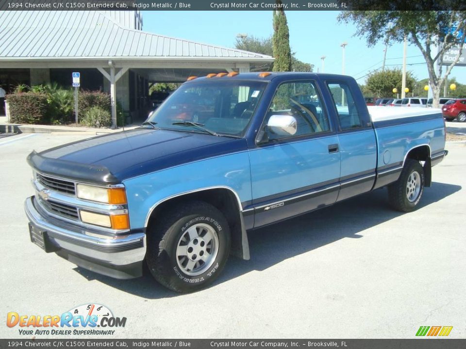 1994 Chevrolet C/K C1500 Extended Cab Indigo Metallic / Blue Photo #1