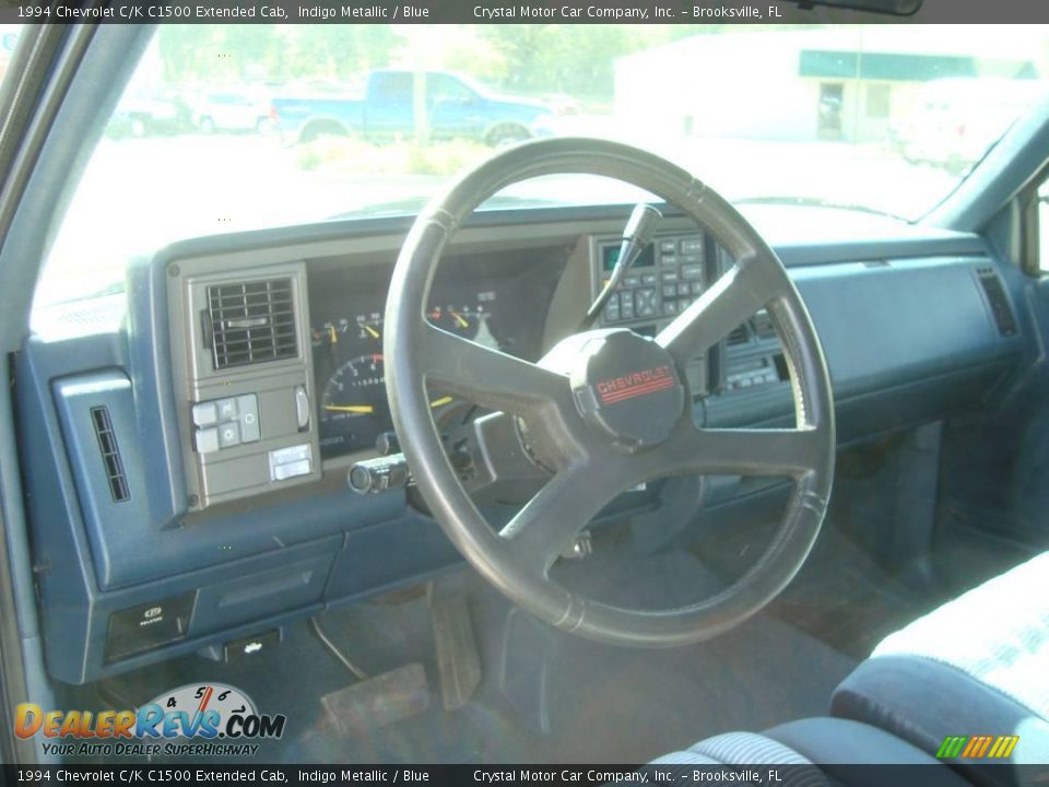 1994 Chevrolet C/K C1500 Extended Cab Indigo Metallic / Blue Photo #3