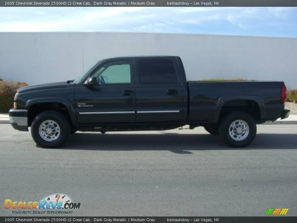 2005 Chevrolet Silverado 2500HD LS Crew Cab Dark Gray Metallic / Medium Gray Photo #1