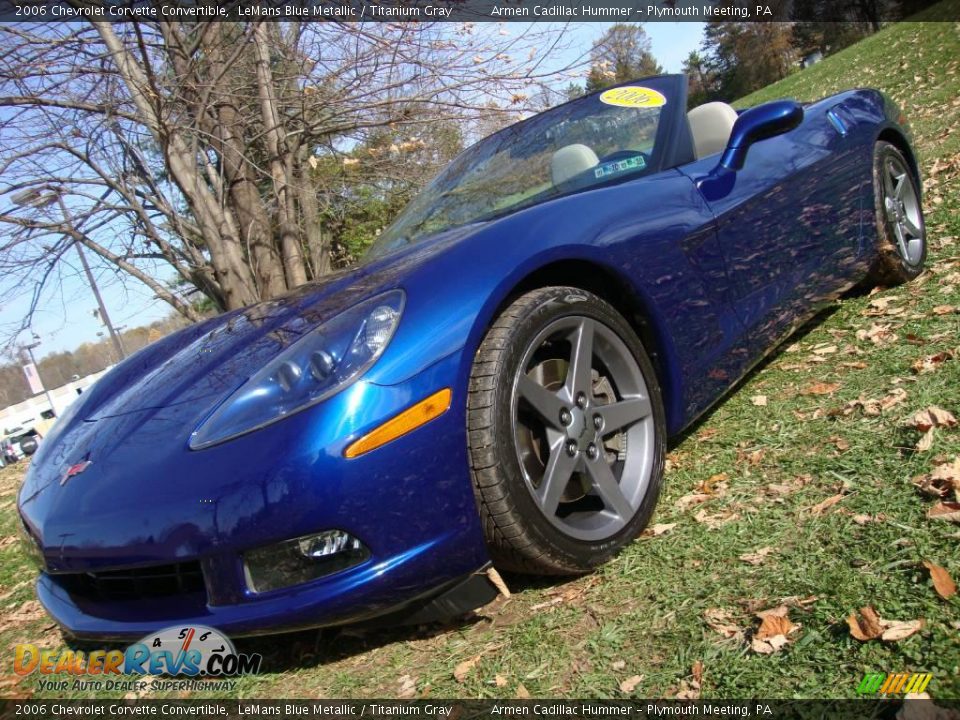 2006 Chevrolet Corvette Convertible LeMans Blue Metallic / Titanium Gray Photo #2