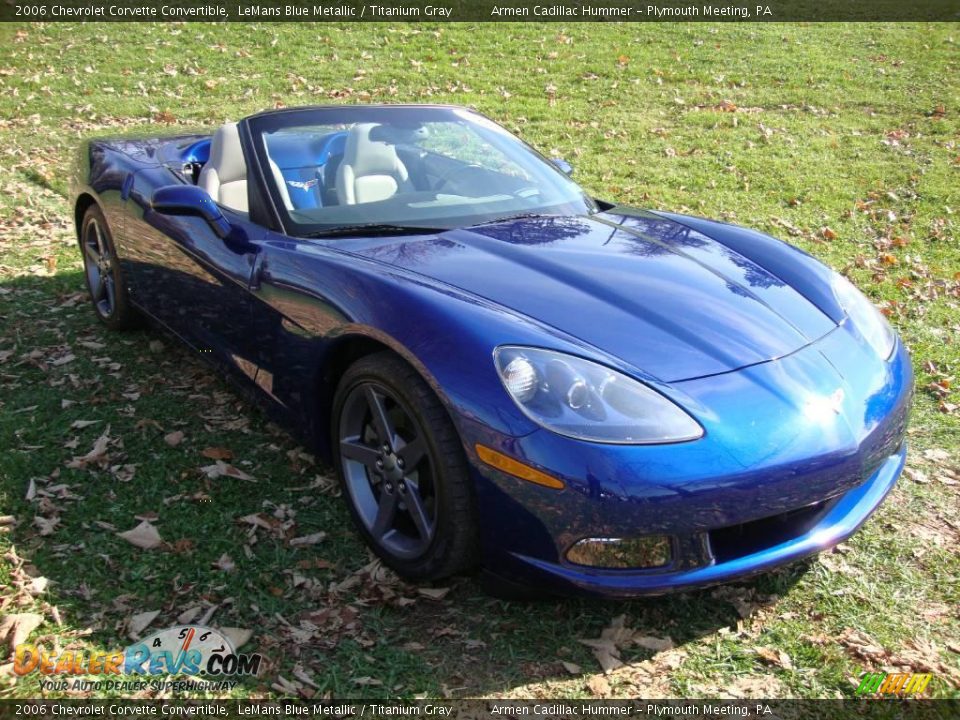2006 Chevrolet Corvette Convertible LeMans Blue Metallic / Titanium Gray Photo #4