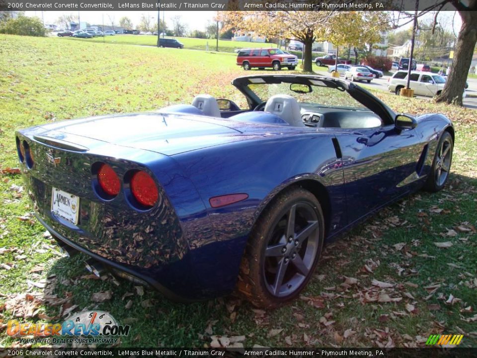 2006 Chevrolet Corvette Convertible LeMans Blue Metallic / Titanium Gray Photo #7