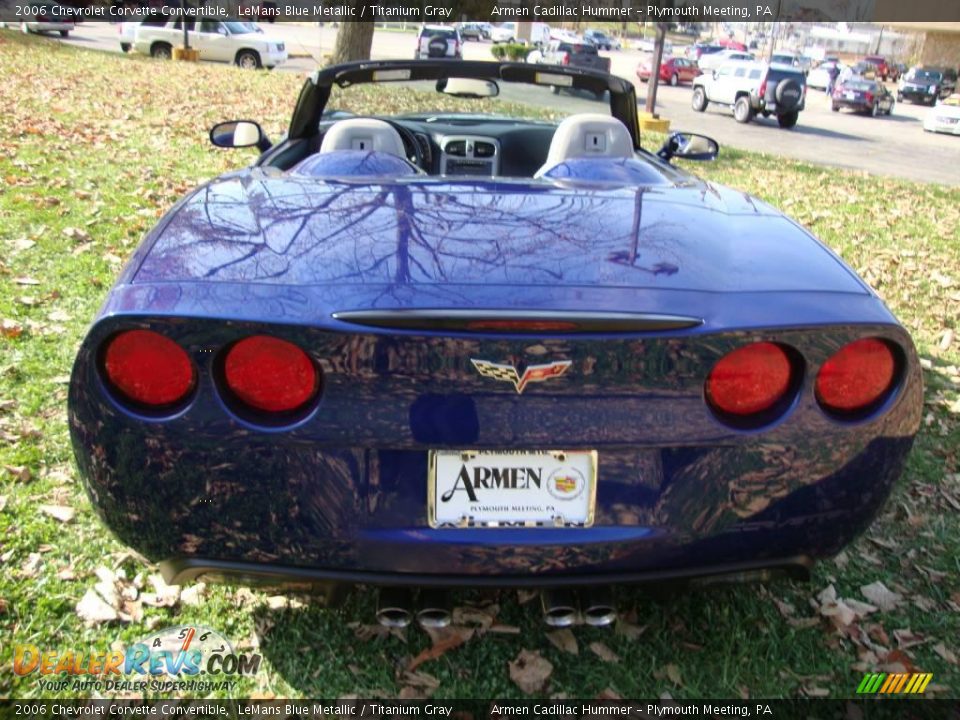 2006 Chevrolet Corvette Convertible LeMans Blue Metallic / Titanium Gray Photo #8