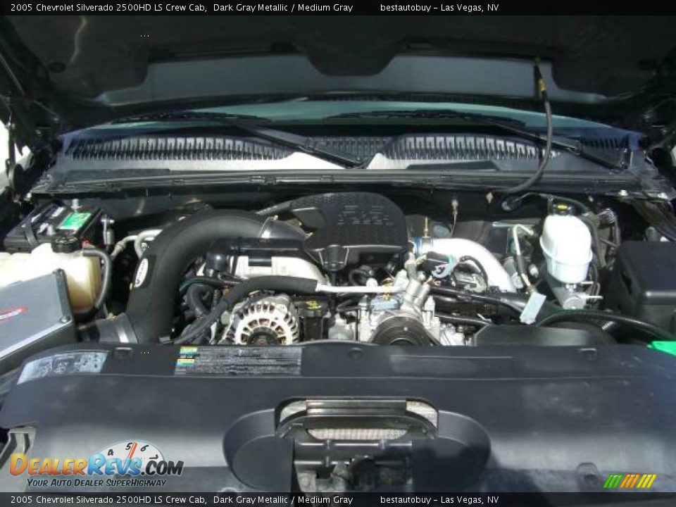 2005 Chevrolet Silverado 2500HD LS Crew Cab Dark Gray Metallic / Medium Gray Photo #21