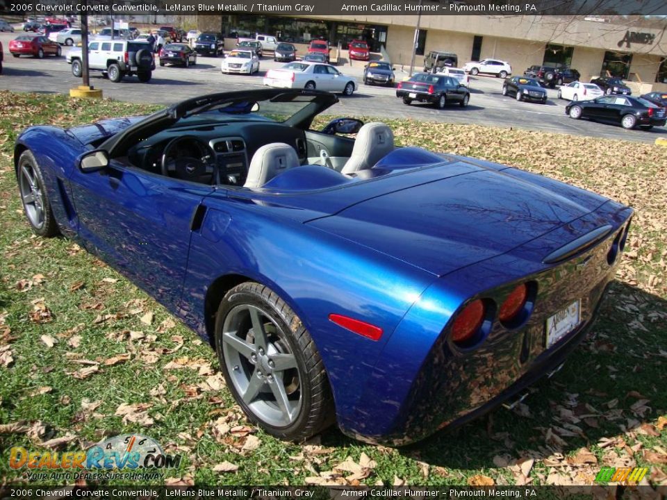 2006 Chevrolet Corvette Convertible LeMans Blue Metallic / Titanium Gray Photo #9