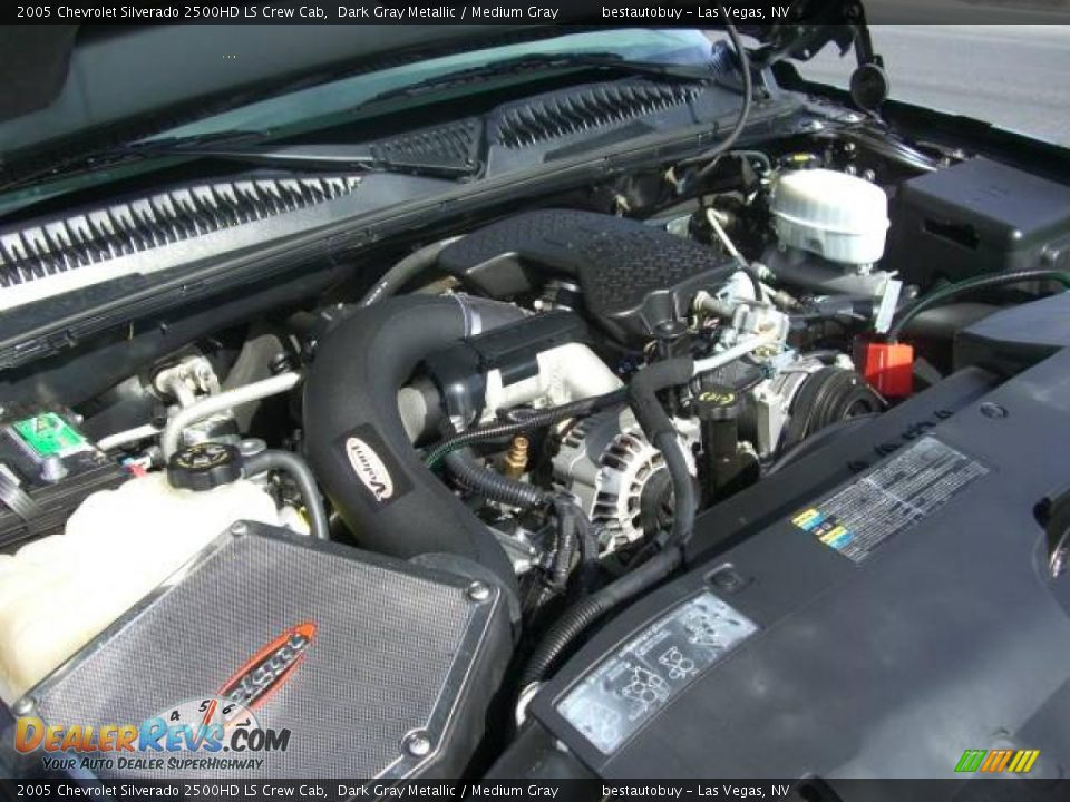 2005 Chevrolet Silverado 2500HD LS Crew Cab Dark Gray Metallic / Medium Gray Photo #22
