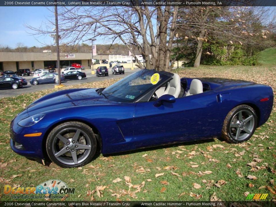 2006 Chevrolet Corvette Convertible LeMans Blue Metallic / Titanium Gray Photo #10
