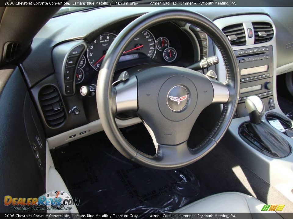 2006 Chevrolet Corvette Convertible LeMans Blue Metallic / Titanium Gray Photo #11