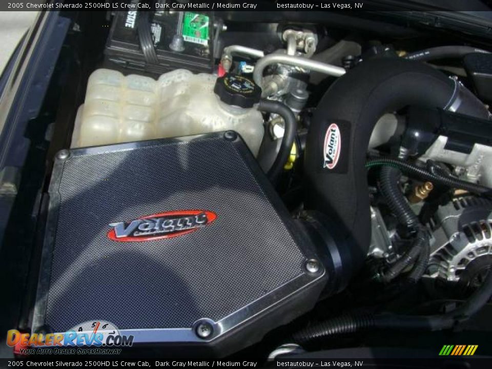 2005 Chevrolet Silverado 2500HD LS Crew Cab Dark Gray Metallic / Medium Gray Photo #24