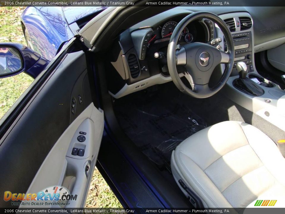 2006 Chevrolet Corvette Convertible LeMans Blue Metallic / Titanium Gray Photo #12