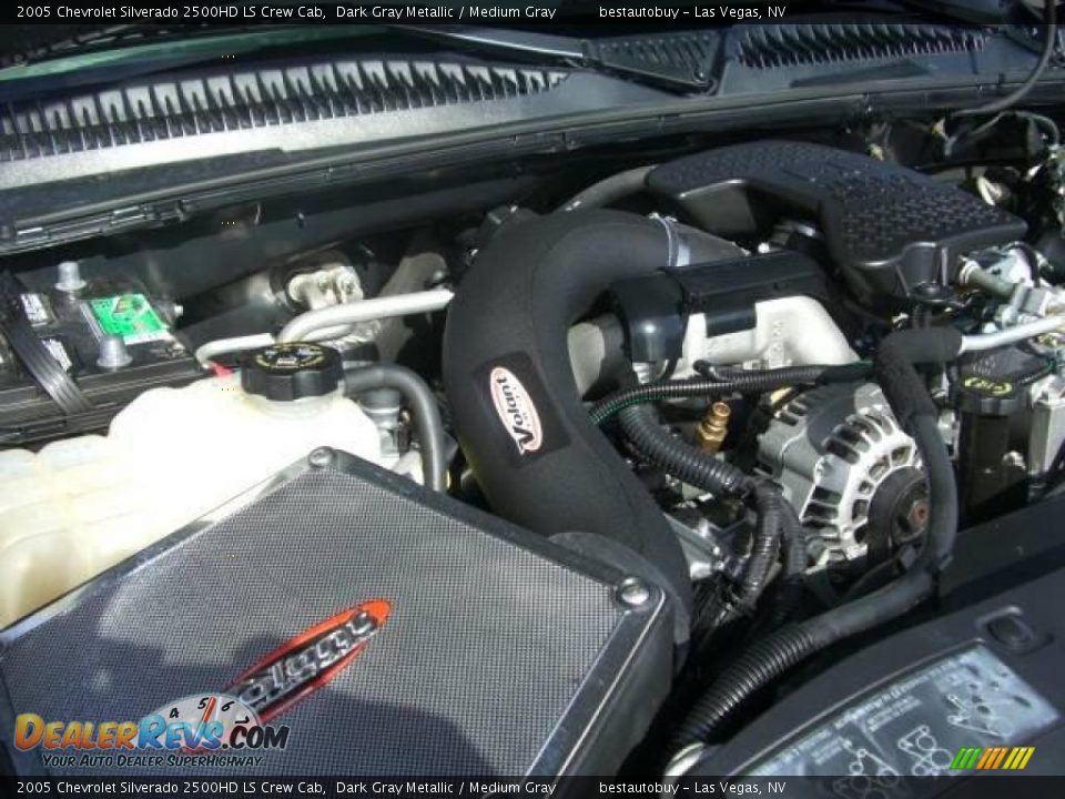 2005 Chevrolet Silverado 2500HD LS Crew Cab Dark Gray Metallic / Medium Gray Photo #25