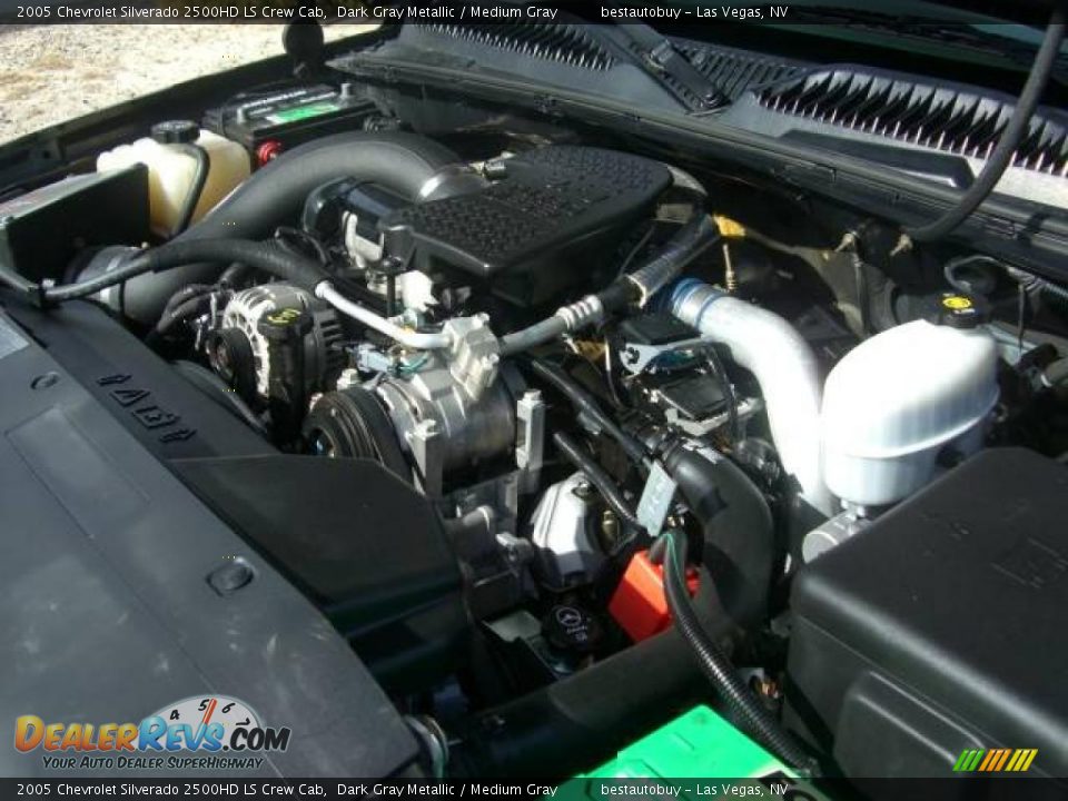 2005 Chevrolet Silverado 2500HD LS Crew Cab Dark Gray Metallic / Medium Gray Photo #26