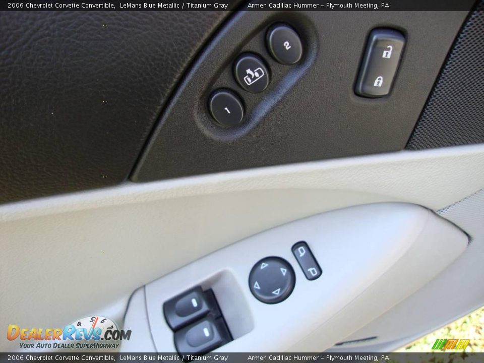 2006 Chevrolet Corvette Convertible LeMans Blue Metallic / Titanium Gray Photo #14