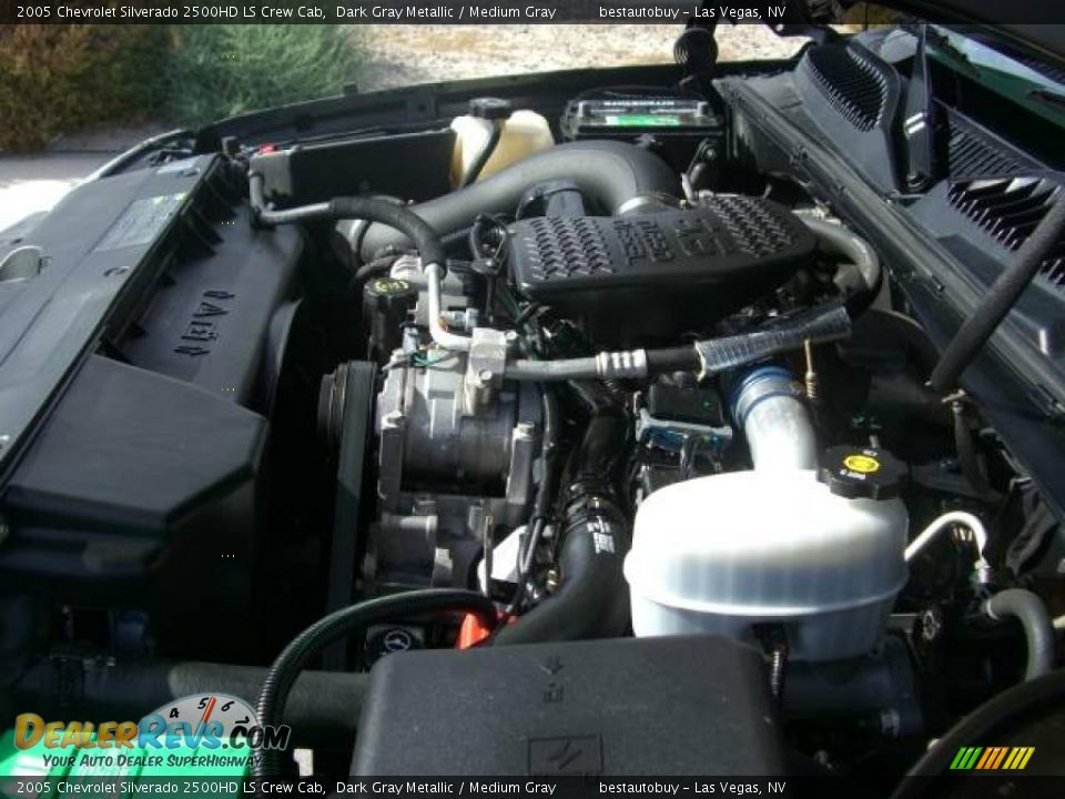 2005 Chevrolet Silverado 2500HD LS Crew Cab Dark Gray Metallic / Medium Gray Photo #27