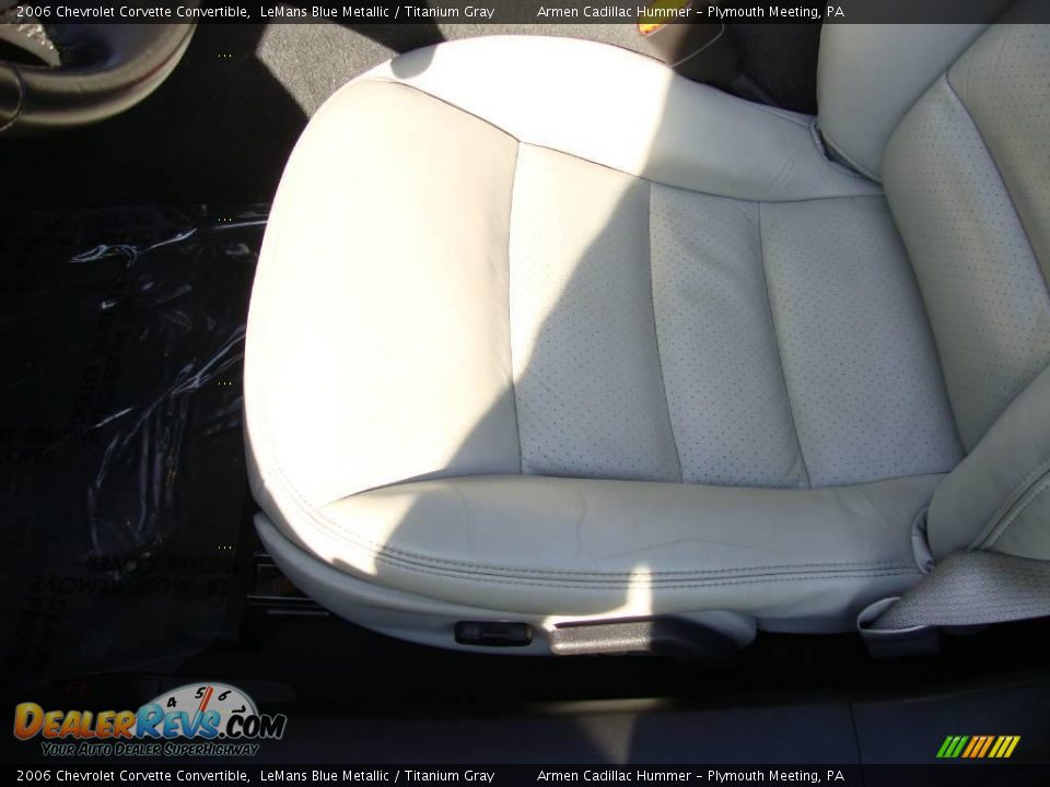 2006 Chevrolet Corvette Convertible LeMans Blue Metallic / Titanium Gray Photo #15