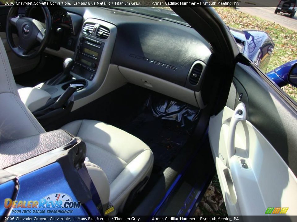 2006 Chevrolet Corvette Convertible LeMans Blue Metallic / Titanium Gray Photo #16