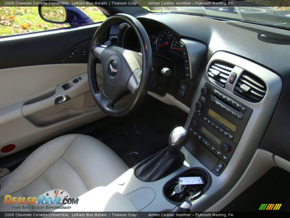 2006 Chevrolet Corvette Convertible LeMans Blue Metallic / Titanium Gray Photo #17