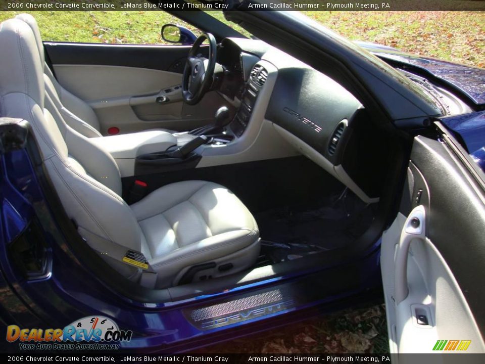 2006 Chevrolet Corvette Convertible LeMans Blue Metallic / Titanium Gray Photo #18