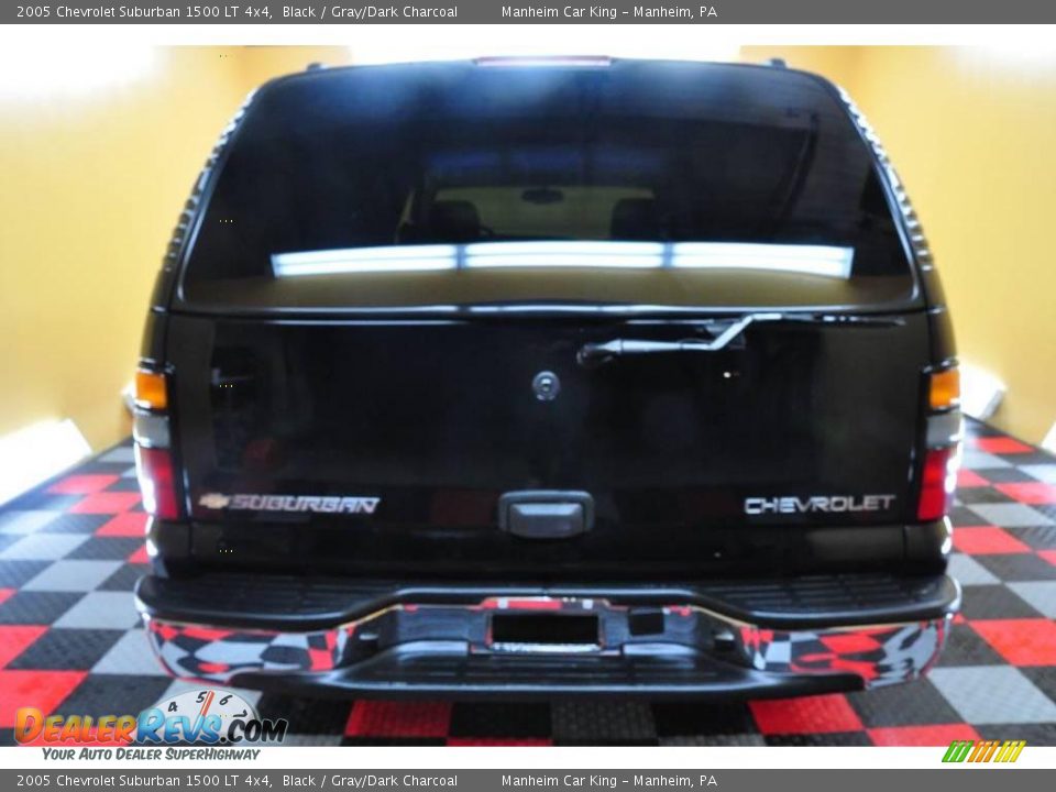 2005 Chevrolet Suburban 1500 LT 4x4 Black / Gray/Dark Charcoal Photo #5