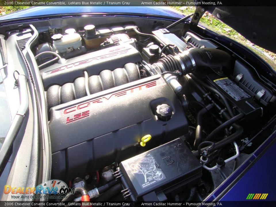 2006 Chevrolet Corvette Convertible LeMans Blue Metallic / Titanium Gray Photo #20