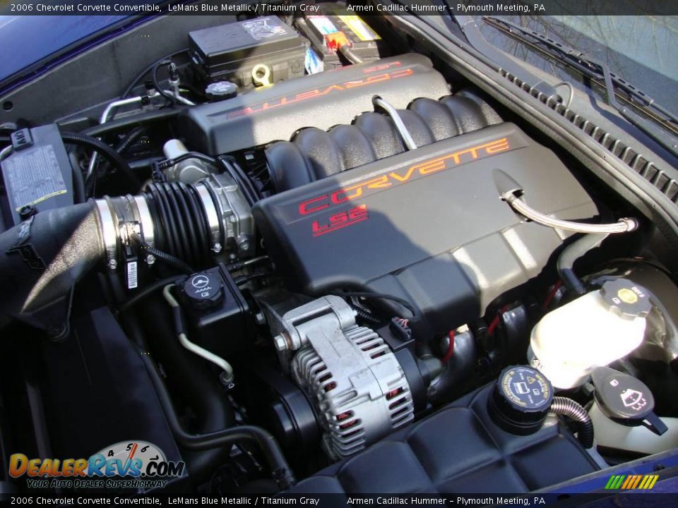 2006 Chevrolet Corvette Convertible LeMans Blue Metallic / Titanium Gray Photo #21