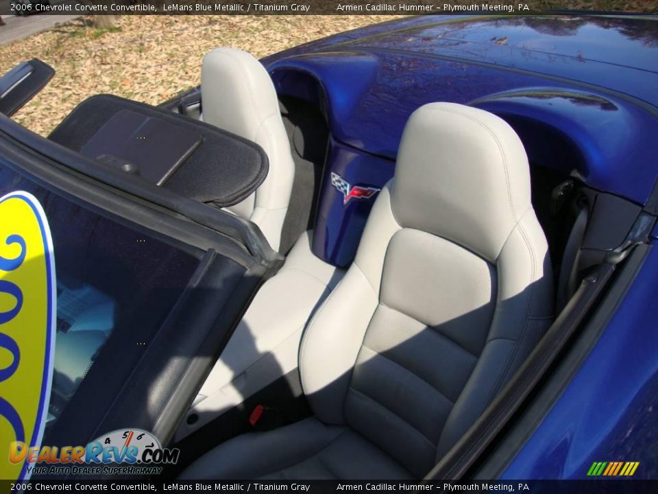 2006 Chevrolet Corvette Convertible LeMans Blue Metallic / Titanium Gray Photo #25