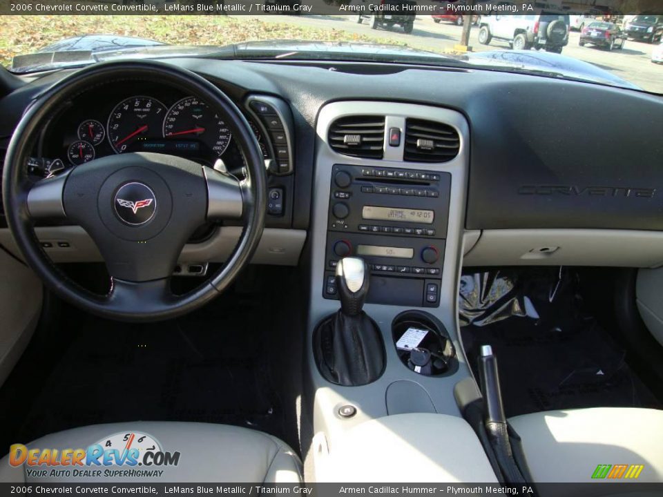 2006 Chevrolet Corvette Convertible LeMans Blue Metallic / Titanium Gray Photo #27