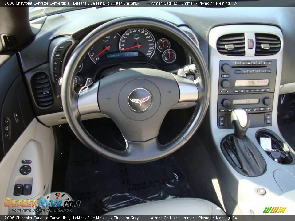 2006 Chevrolet Corvette Convertible LeMans Blue Metallic / Titanium Gray Photo #28