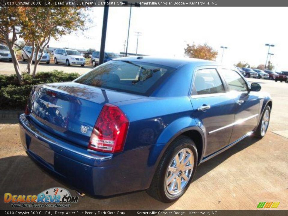 2010 Chrysler 300 C HEMI Deep Water Blue Pearl / Dark Slate Gray Photo #4