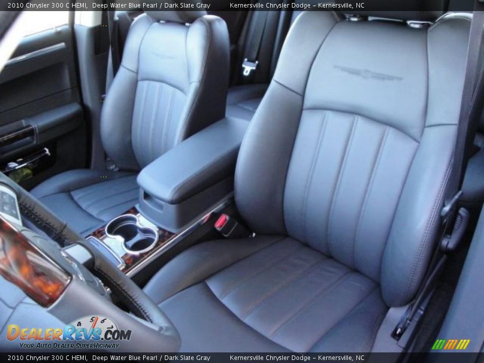 2010 Chrysler 300 C HEMI Deep Water Blue Pearl / Dark Slate Gray Photo #8