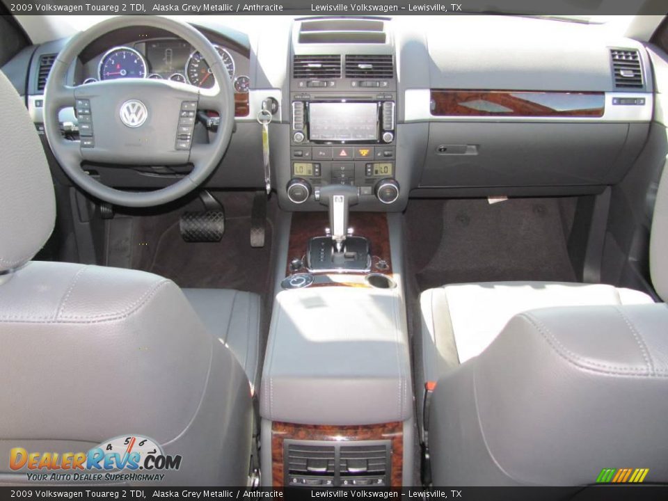 2009 Volkswagen Touareg 2 TDI Alaska Grey Metallic / Anthracite Photo #5