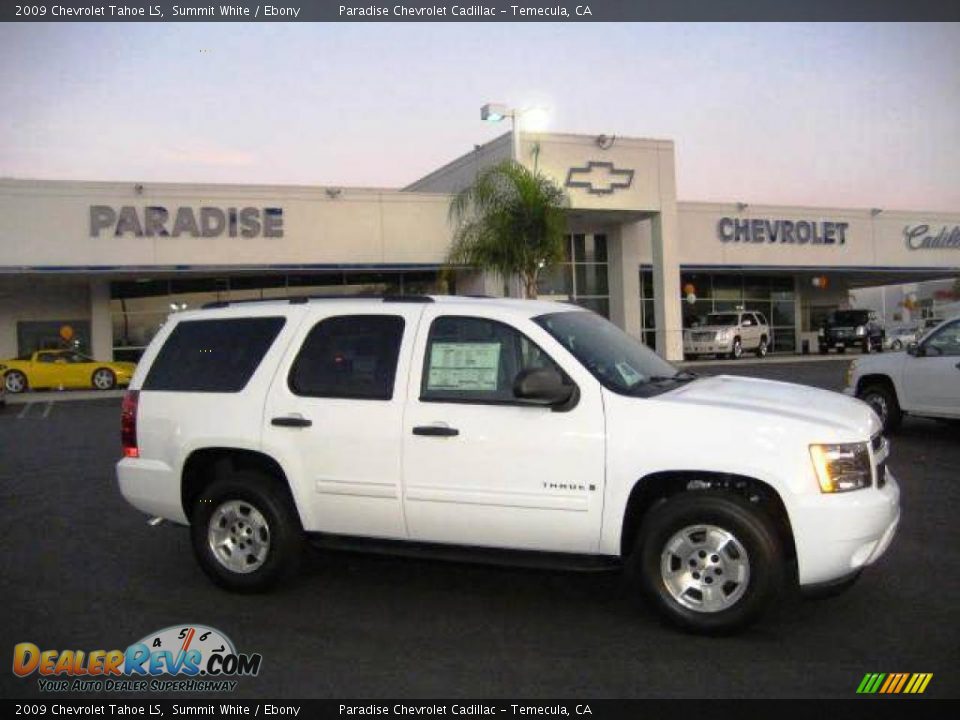 2009 Chevrolet Tahoe LS Summit White / Ebony Photo #1