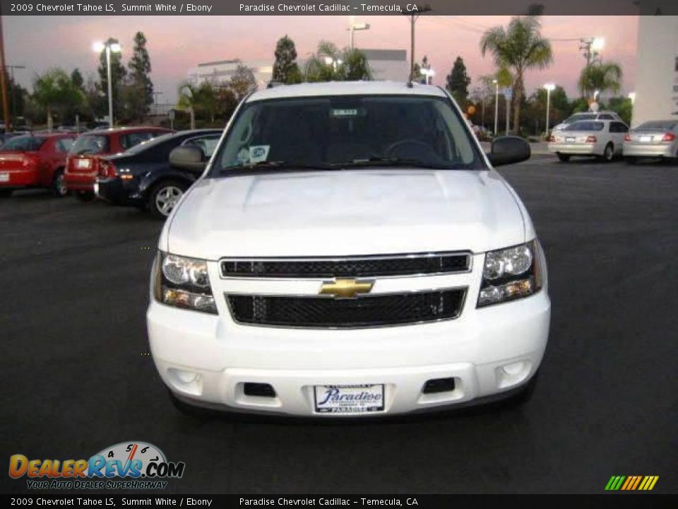 2009 Chevrolet Tahoe LS Summit White / Ebony Photo #2