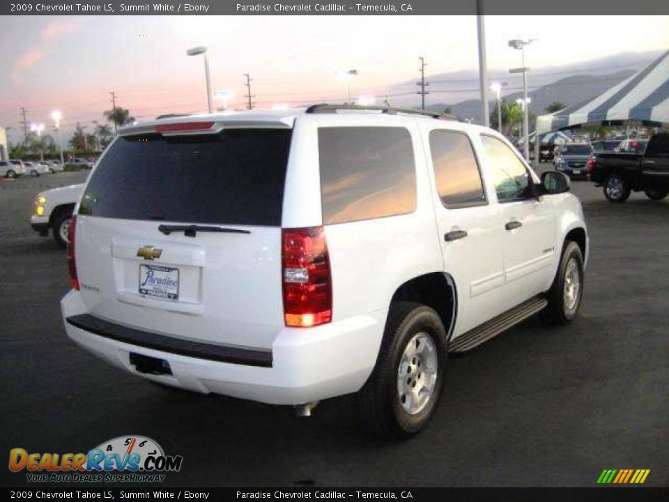 2009 Chevrolet Tahoe LS Summit White / Ebony Photo #10